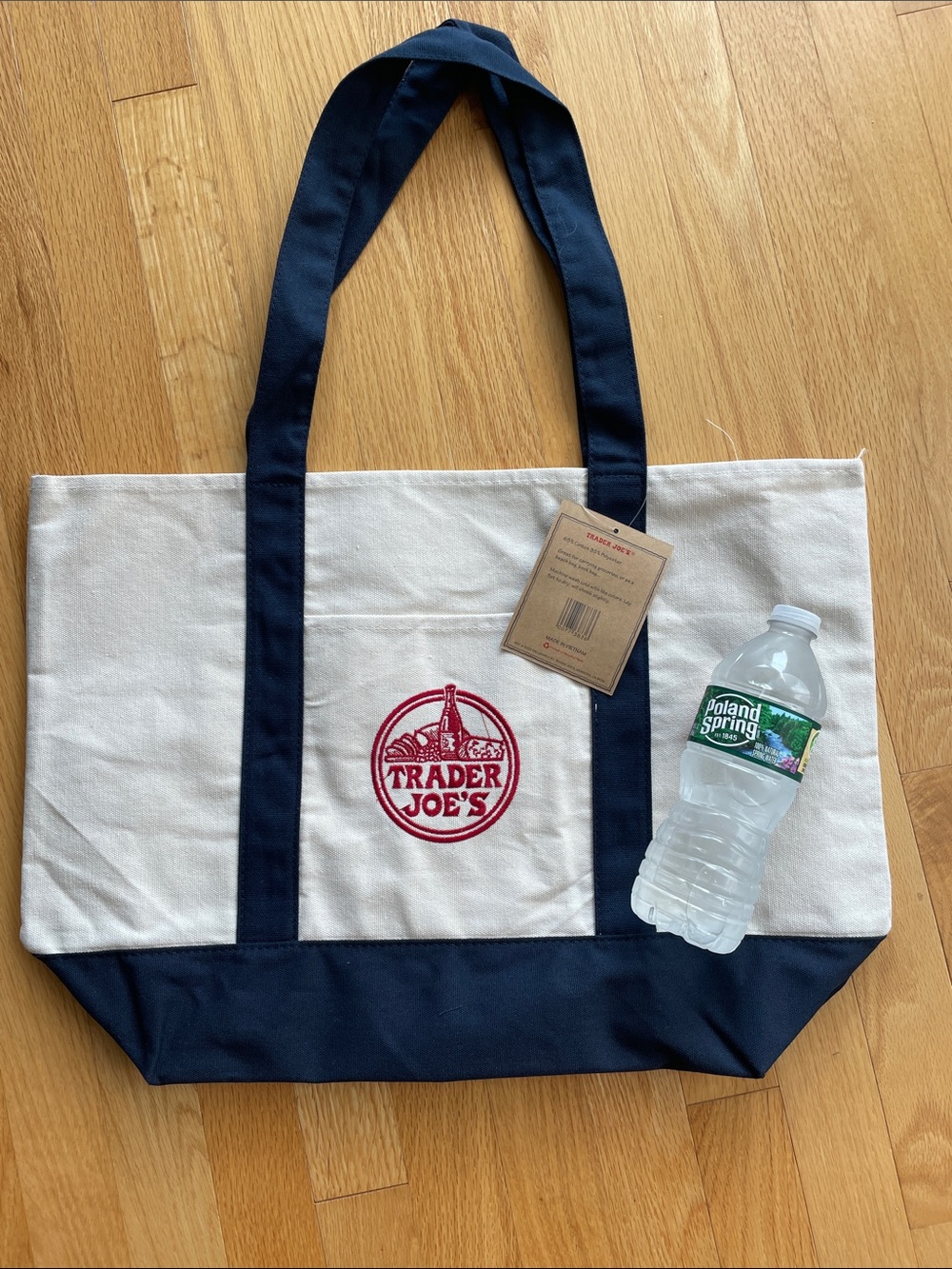 NWT Trader Joe’s large canvas tote